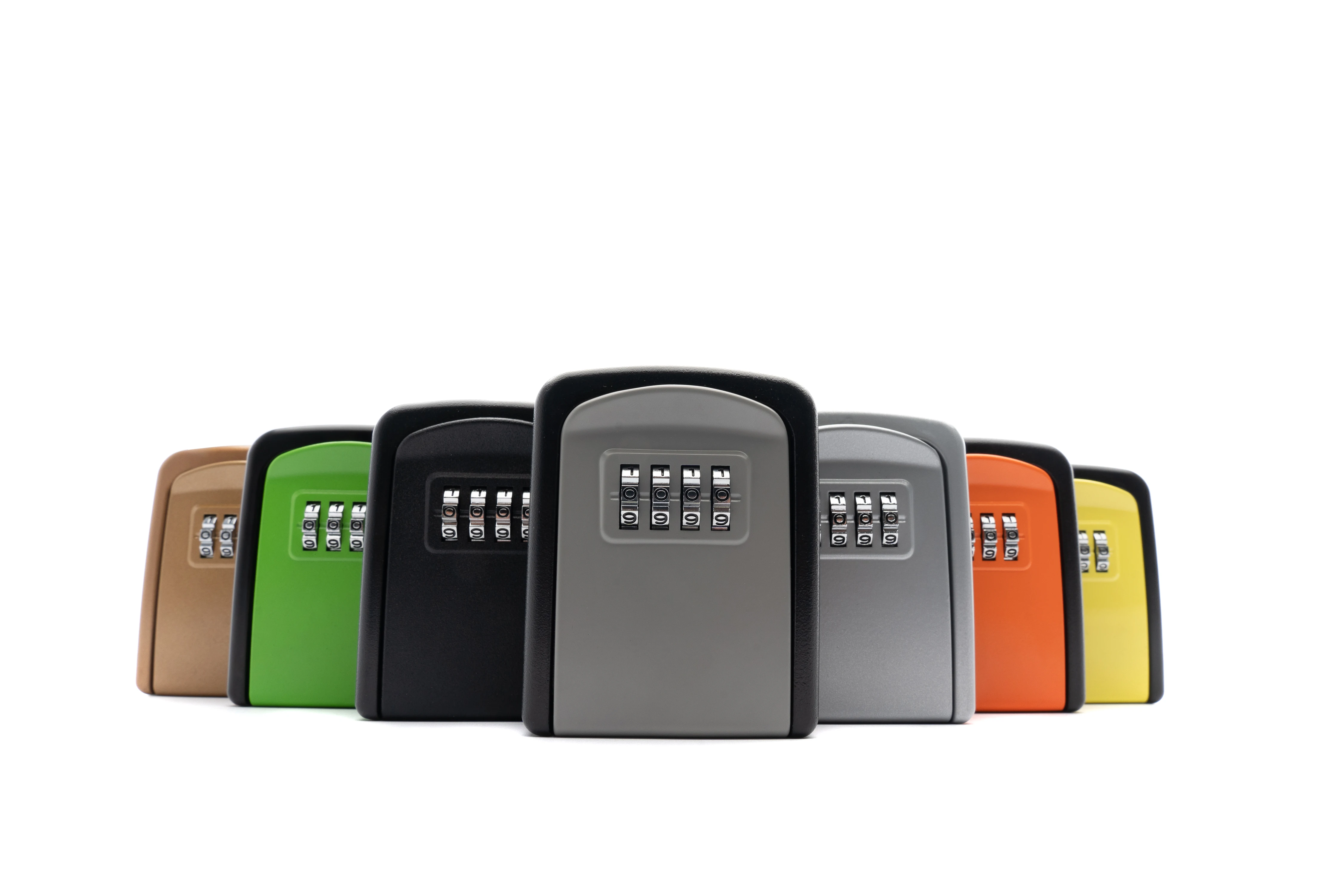 Solid high quality 4 digits wall mounted combination key safe lock box Burglary locks for home and business key storage