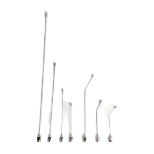 Various Specs Baby Bird Feeding Cannula Stainless Steel Feeding Nozzle for Parrot Birds Poultry Veterinary Drencher Equipment