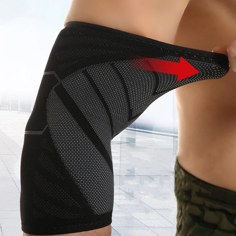 Compression Sleeve Arm Support Elastic Sleeve Breathable Elbow Brace for Sports Reduce Joint Pain