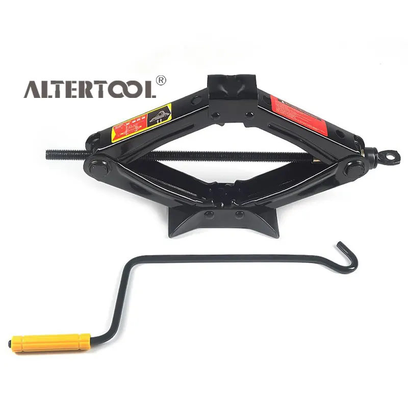Altertool China Manufacturer Hot Selling Portable Mechanical High Lift Small 1t Mini Scissor Jack For Car Repairing