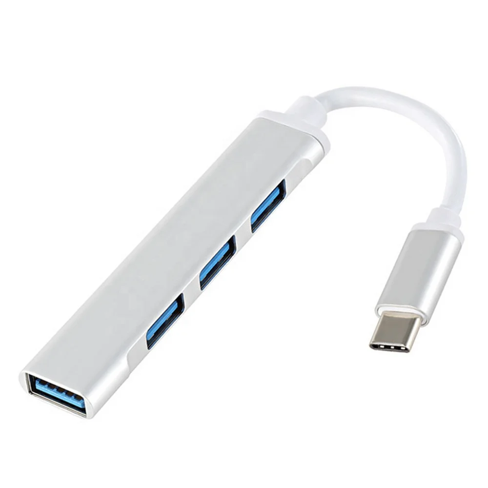 Оптовая продажа концентратор с несколькими портами USB 3 0 4 порта из алюминиевого сплава C адаптер для компьютера
