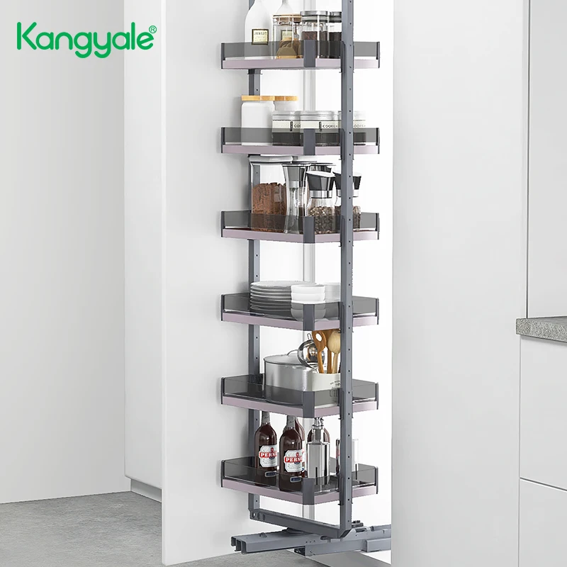 2021 kyl ML03B0540 cabinet size 400mm 5 layers pantry Unit basket kitchen basket