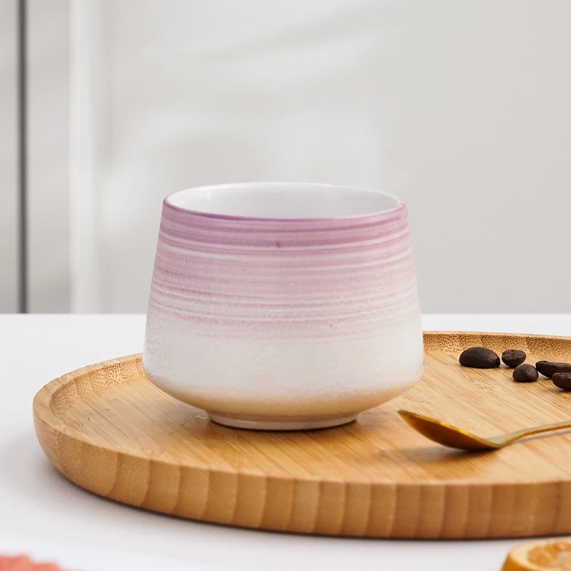 Factory Price Europe Modern Colorful Pottery Matcha Tea Mug Ceramic Tea Mug Coffee Cup Set