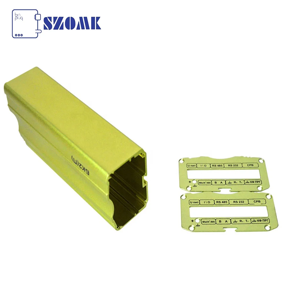 SZOMK aluminum junction box colorful extruded aluminum CCTV camera housing electronic heat sink enclosure