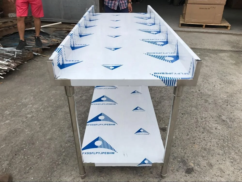 
Length 1.8M Stainless Steel Restaurant Kitchen Prep Table 