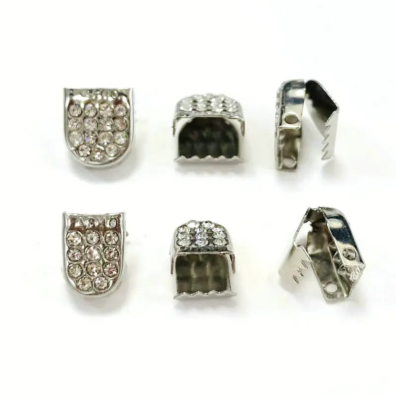 Wholesale Shoelaces String Drawstring Cord End Shoelaces Buckle Lock Metal press Clips