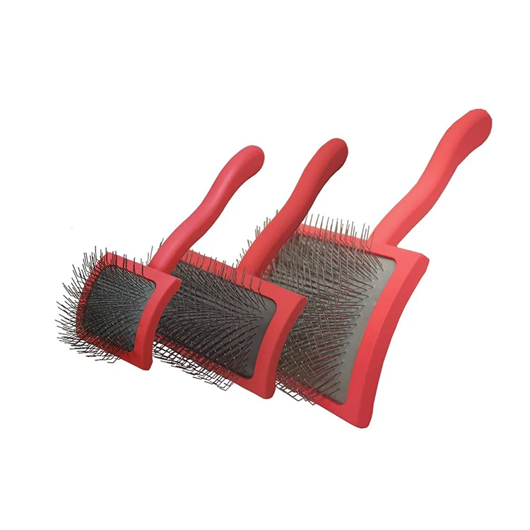 1pc MOQ to Customized Logo Dematting Removal Remover Slicker Tool Cat Hair Comb Dog Brush Pet Cleaning Grooming