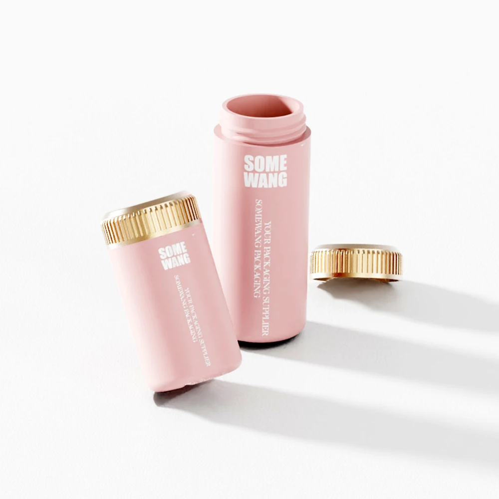 Squeeze Baby Body Powder Bottles 60ml High Quality Factory Price PE Screen Printing Cosmetics Bottles Free Samples Customized