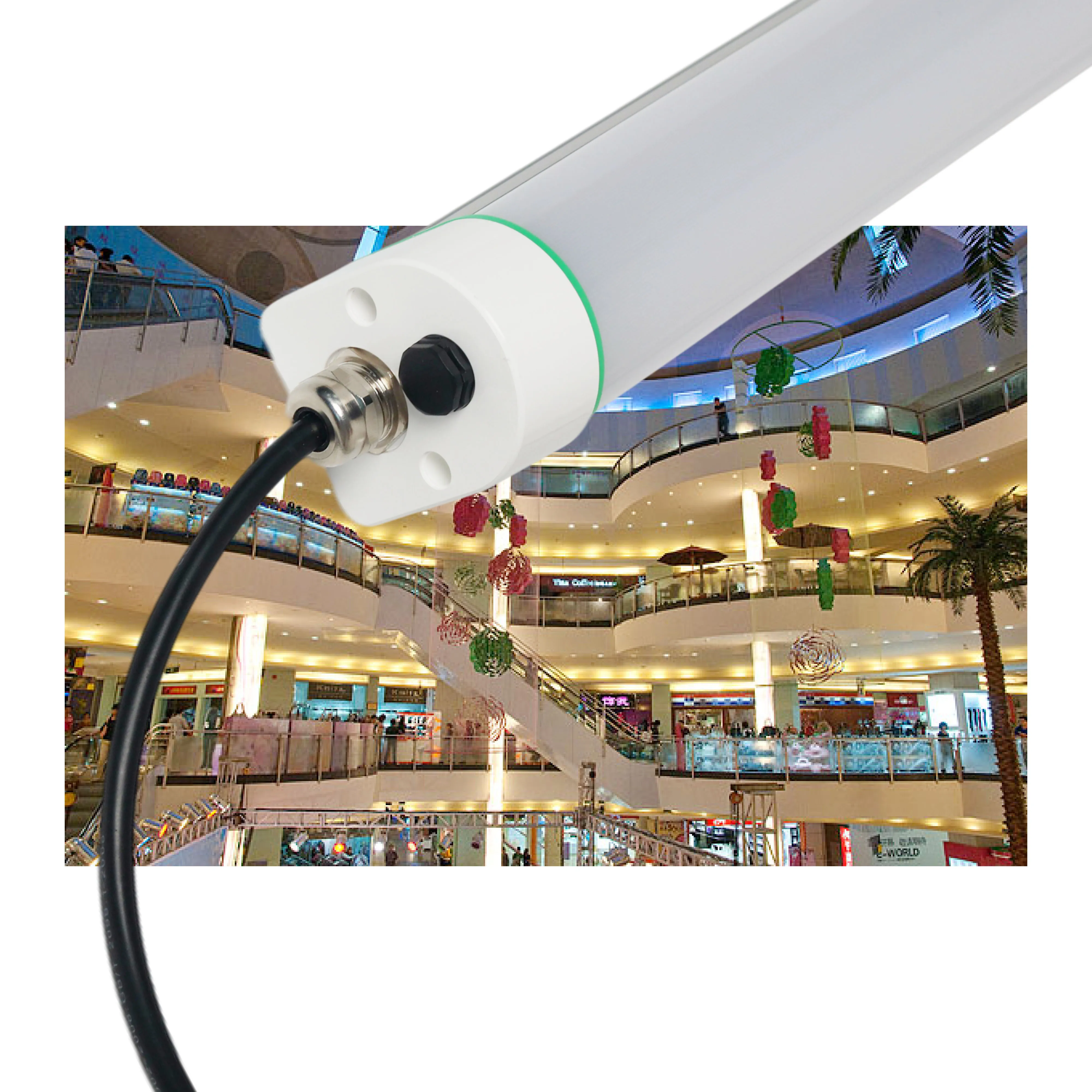 900MM 40W IP66 Waterproof LED Tri-proof Tube Light  Garage Basement Warehouse Workshop Supermarket LED Tri-proof Lamp