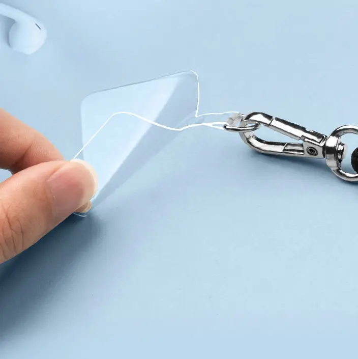 Оптовая продажа, черный шнурок для мобильного телефона