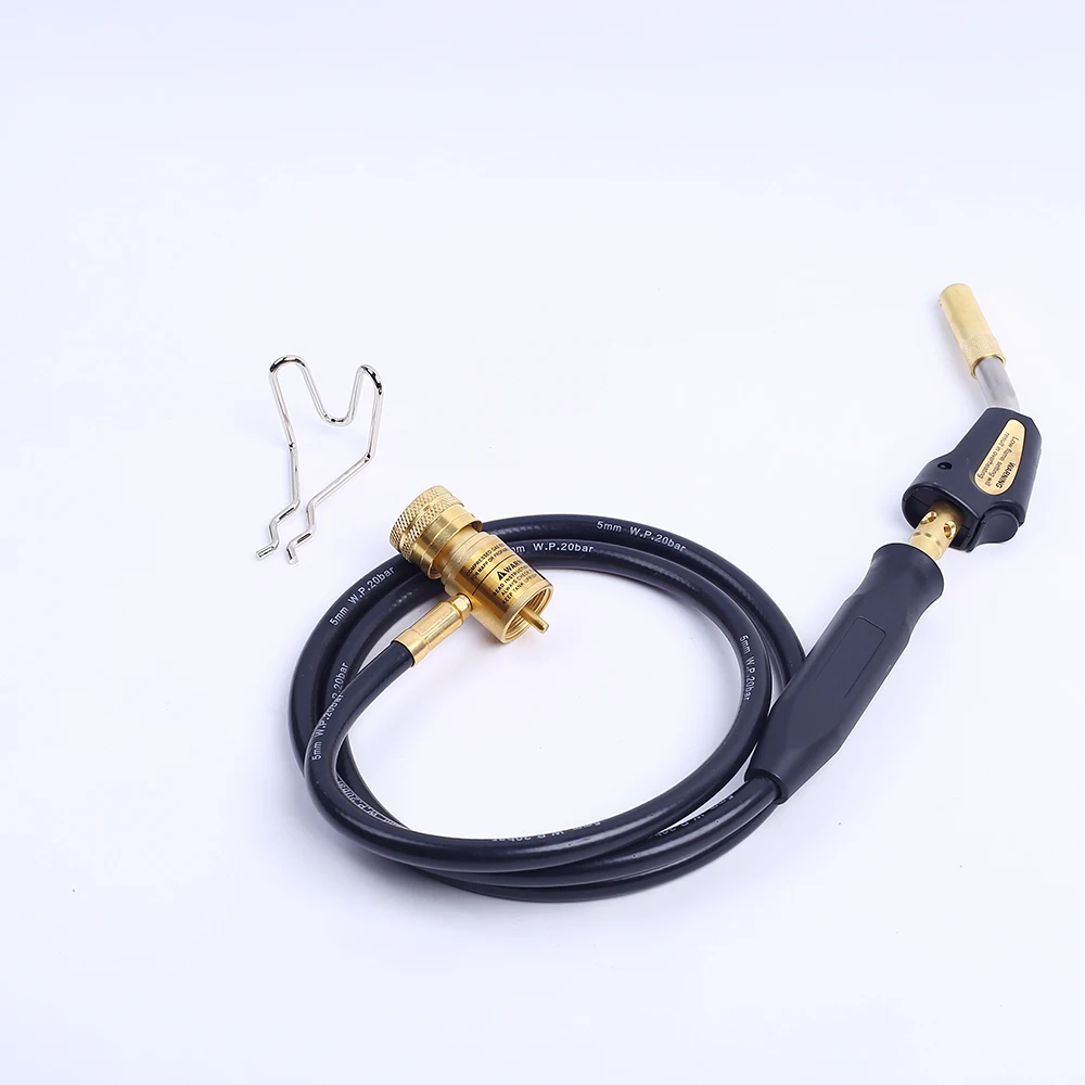 Hand welding blow Torch with Hose  MAPP Propane and LPG Gas High flame temperature  with valve
