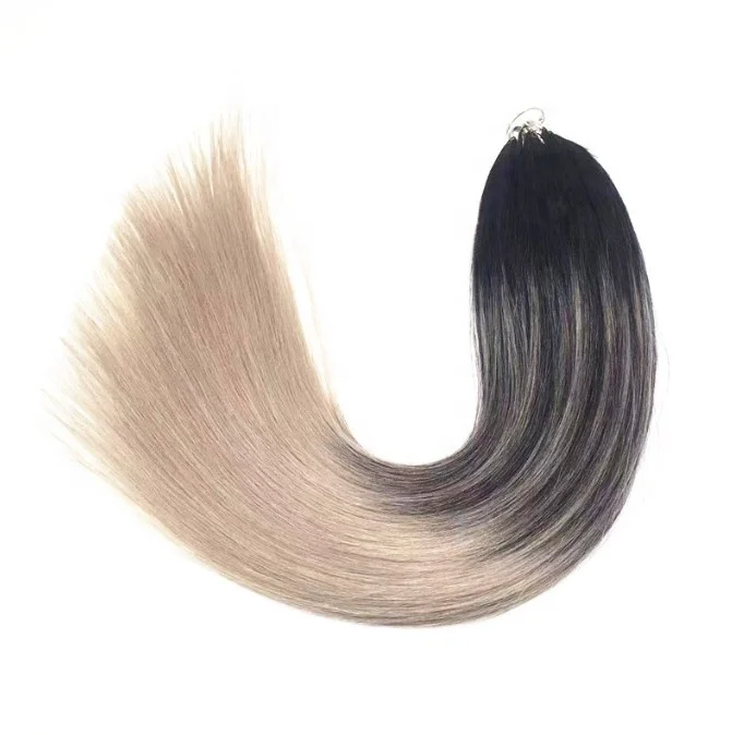 Manufacture Russian Virgin Human Hair 0.8g 1g/Strand Remy Human Hair Paris Painting Plumage Style Hair Extension