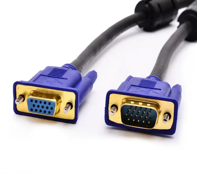 Лидер продаж компьютерный кабель vga монитор Китай 3 + 6 vga-vga «штырь-гнездо» 15-контактный 1080P HD