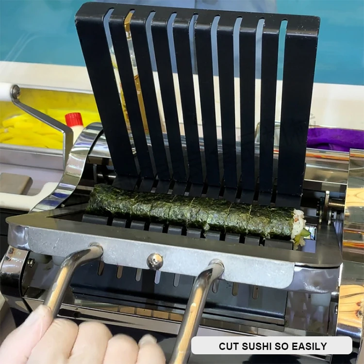 QDMECH Fully automatic cutting cutter Roll Nigiri Sushi Making machine with CE certificate