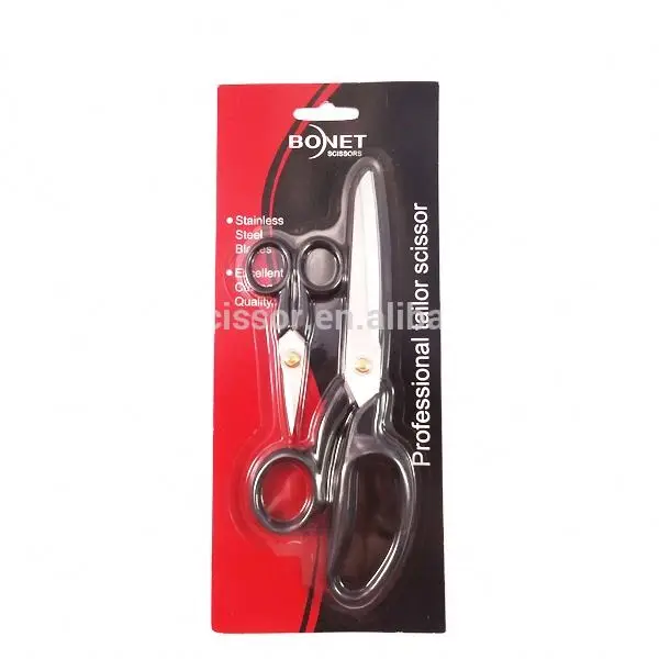 S14018/ S14070 Superior Sharp Quality ABS Plastic Handle 2 Pieces Tailor Scissor Set