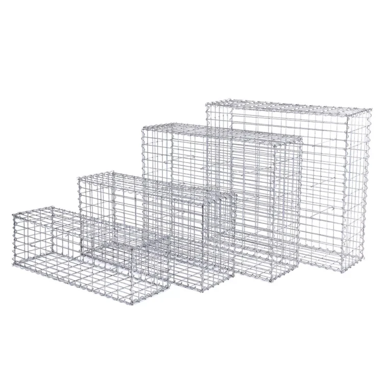 PVC Coated 50x50mm Factory Supplier 2x1x1 Welded Wire Gabion Baskets