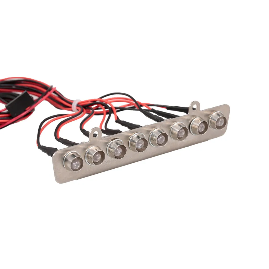 RC Car LED Light Metal Shell Set Red White Light for 1/7 Traxxas UDR RC Truck Cars Tail Light