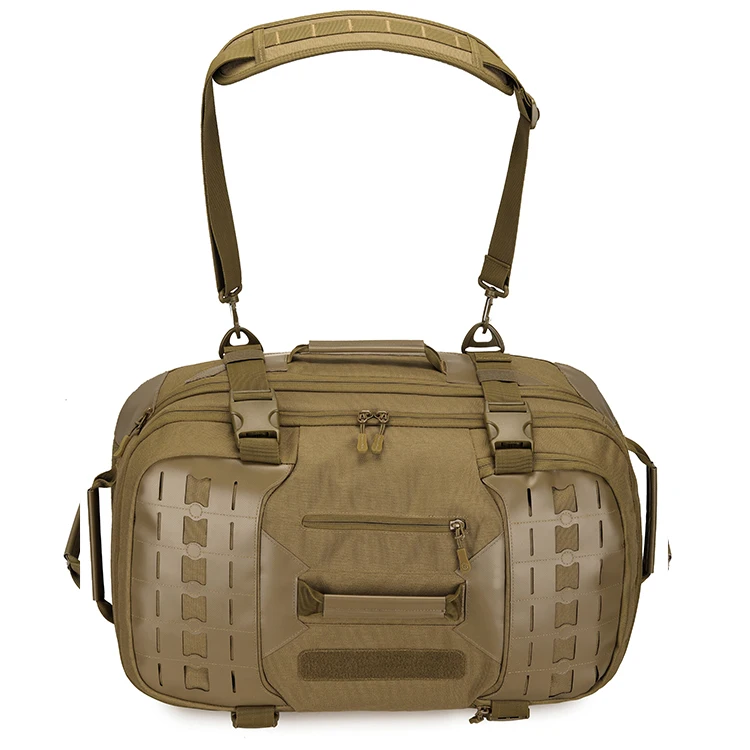 Protector Plus Custom Large Capacity 1000d Polyester Outdoor Multifunction Duffle Bag Gym Fitness MOLLE Men Tactical Backpacks