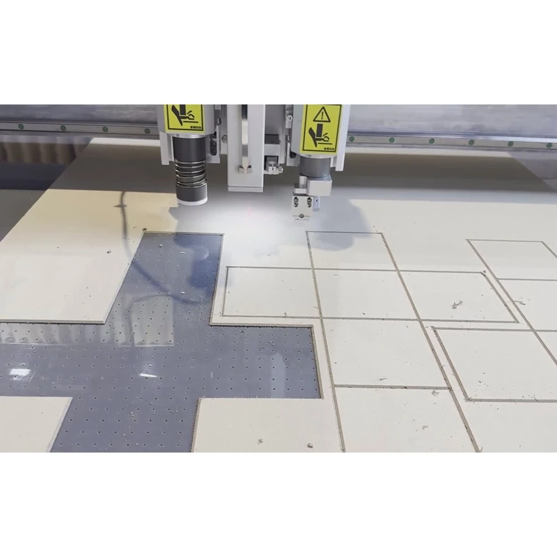 CNC Computerized Mat Cutter For Leather Corrugated Board Seat Cover Mat Rubber Car Floor Mat Cutting Machine With CE