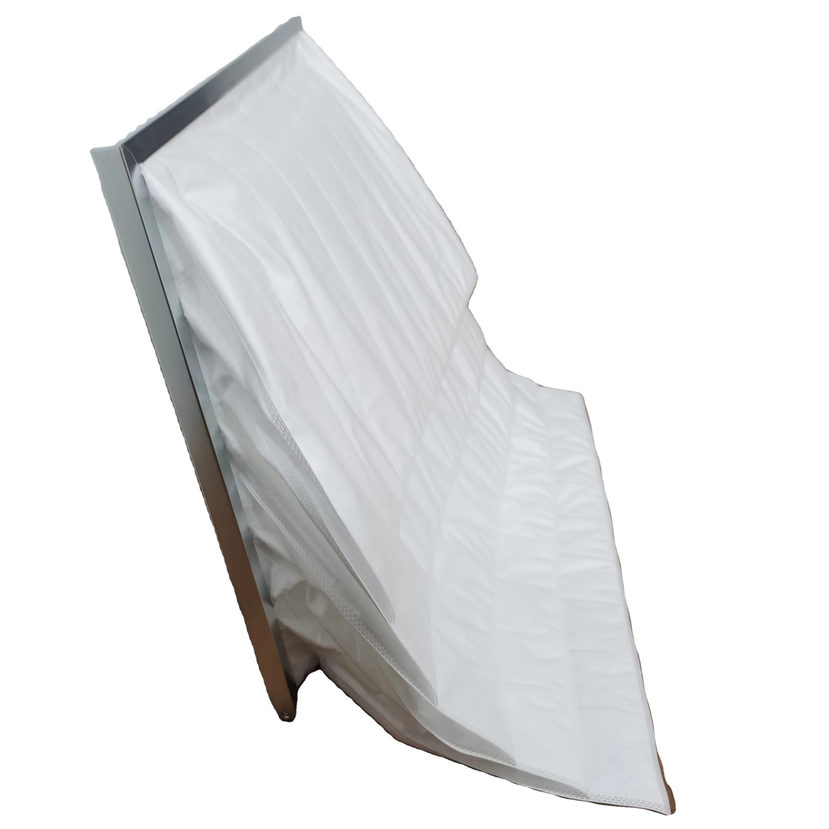 Industrial Customized F9 Efficiency Pocket Air Filter Aluminum Frame Paper Cotton Dust Filter HVAC System Used Farm Industries