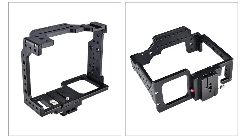 Photographic Video For Canon DSLR Camera Black Aluminum Quick Release DSLR Camera Cage Kit With Top Handle