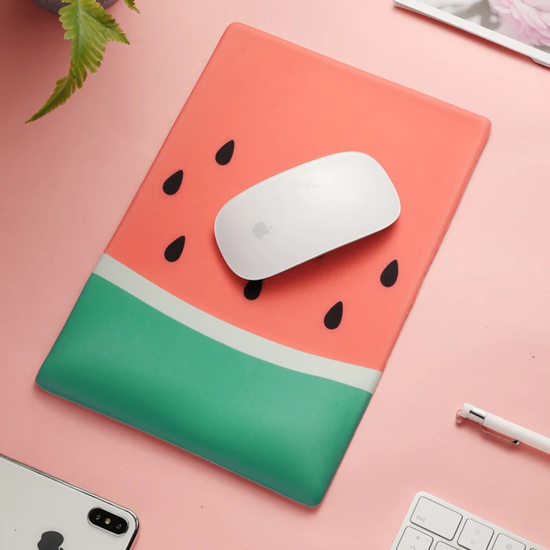 Manufacturer Non-slip Mouse Mat 3D Cute Watermelon Silica Gel Mouse Pad with Wrist Support for Gamer