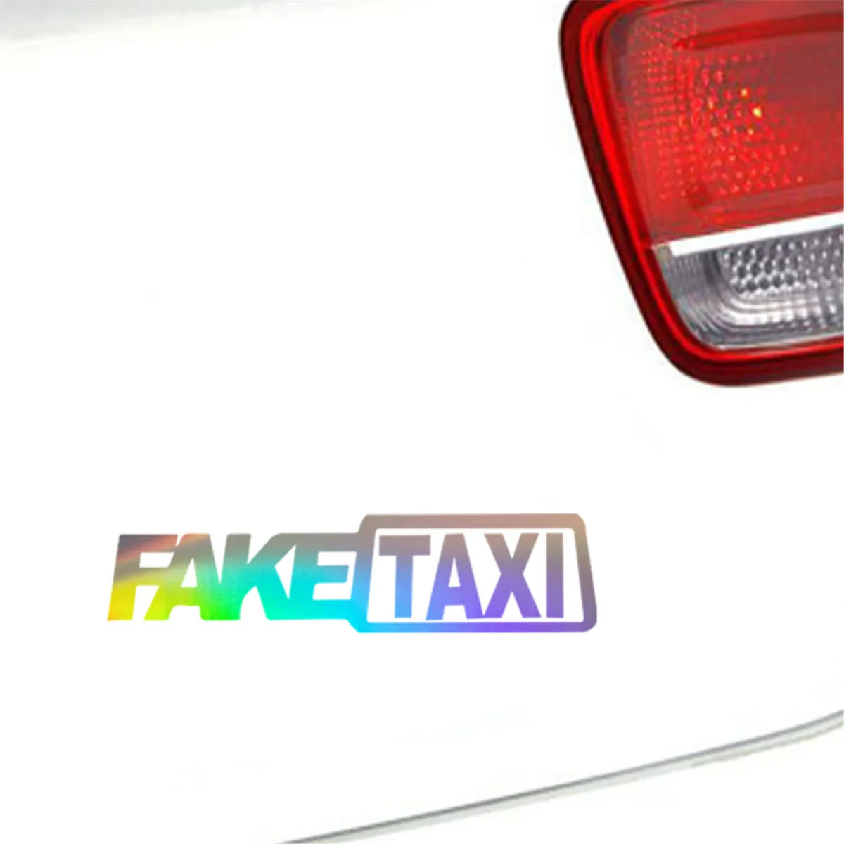 TAXI Vinyl Decal Bumper Sticker JDM, FAKETAXI Car Windows Outdoor Gift Die Cut Decals Latop window Glass Vinyl Sticker