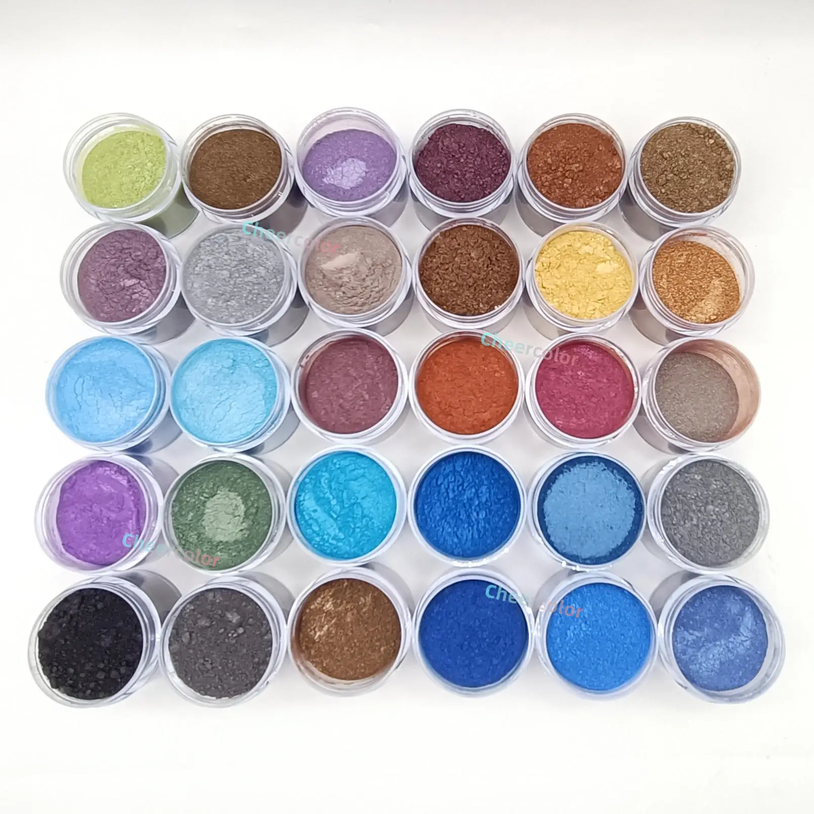 2023 Factory direct sales Mica chrome powder pearl pigment for cosmetics/nails/eyeshadow/watercolor/car paint