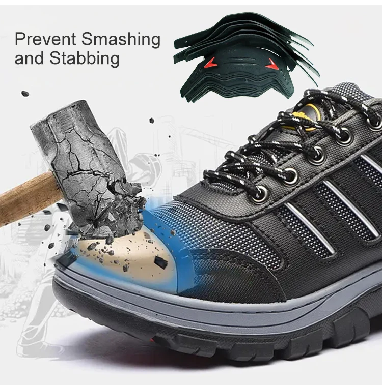 Hot Selling Mongolian Mining Safety Shoes Oil Resistant Work Shoes With Unique Design Industrial Safety Boots With Steel Toe Cop