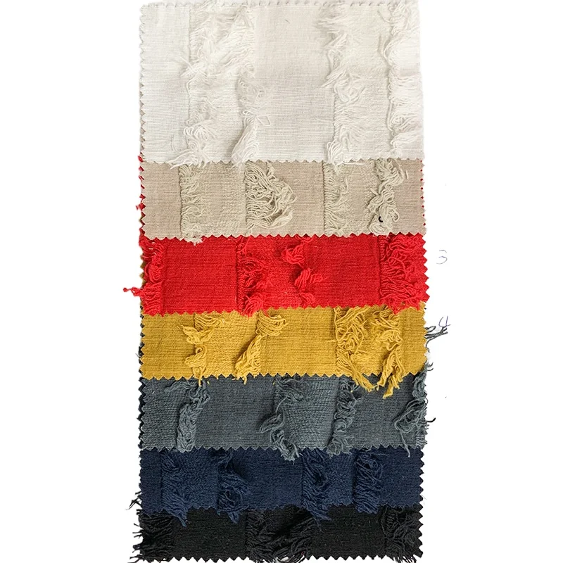 Factory Direct Supply Cotton And Linen Blended Fabric Nordic Cushion Head Cover Home Textile Fabric Cut Flower