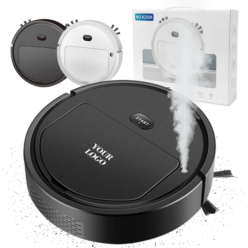 wholesale Rechargeable Intelligent Low Noise Floor mop Sweeper Dust Catcher Automatic Cleaning Carpet Cleaner Robotic Vacuum