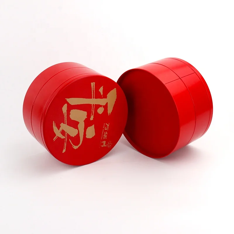 Hot Selling Round Metal Box Stackable Metal Cans Candy Box Tin Packaging