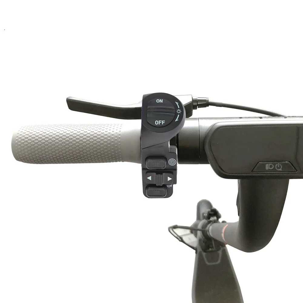 Light Switch  Electric Scooter Handlebar Switch Turn Signals On/Off Horn Push Button Light Switch For E-Bike