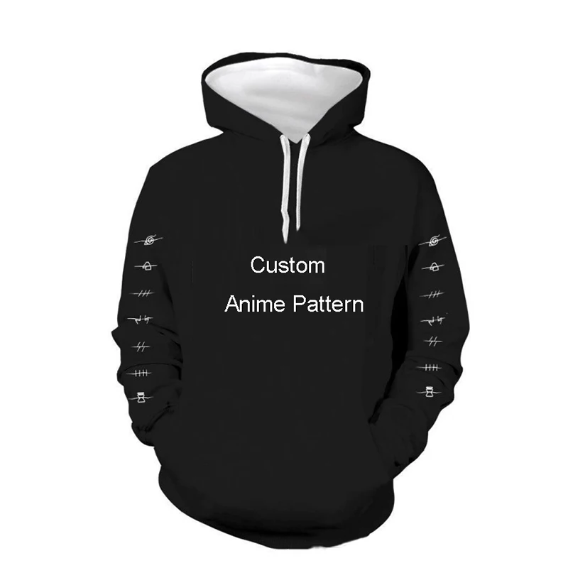 High Quality Men Clothes Hoodies For Men Custom Printing Blank Anime Hoodies Men