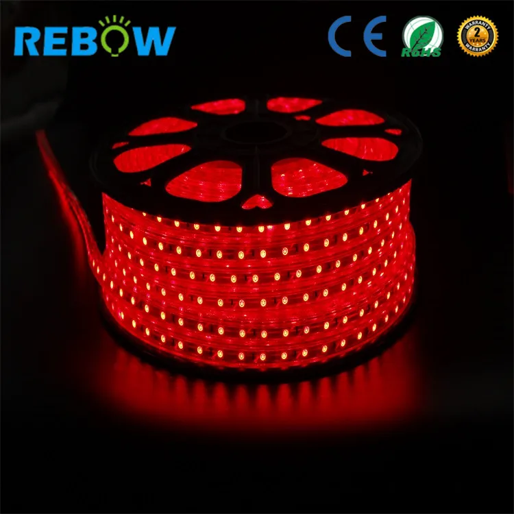 50m/roll 230v Rgb Led Strip SMD5050 IP67 120led/m Led Flexible
