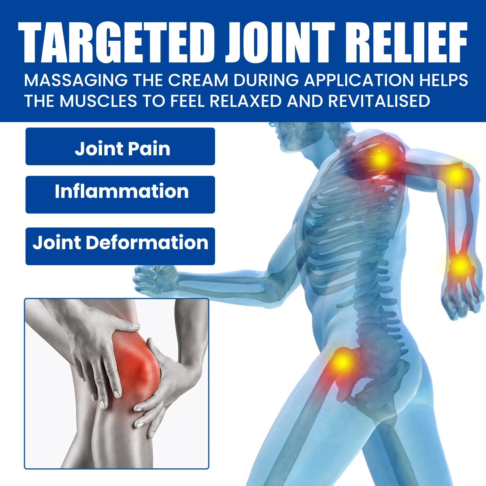 South Moon Gout care cream Relieve finger joint knee numbness swelling joint JSKY care cream