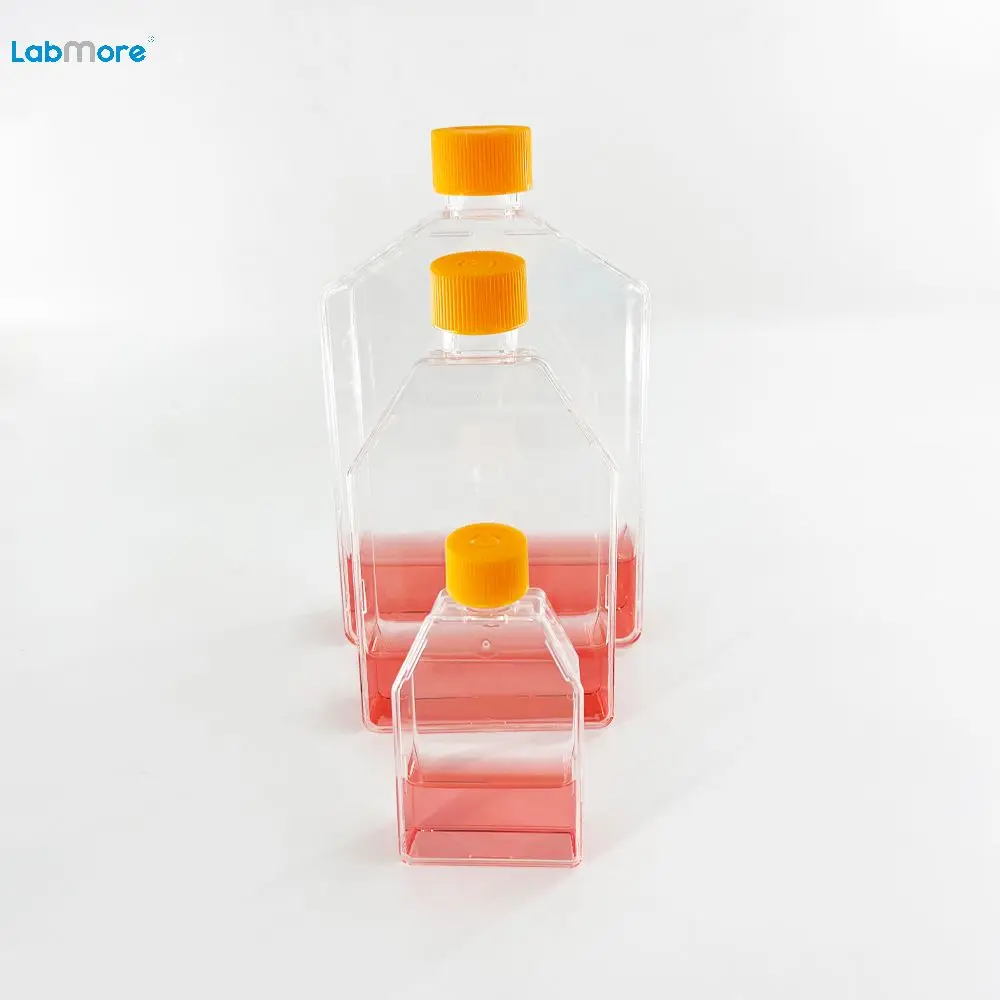 25Cm2 Non Treated  Plastic Cell Culture Flask with Seal Plug