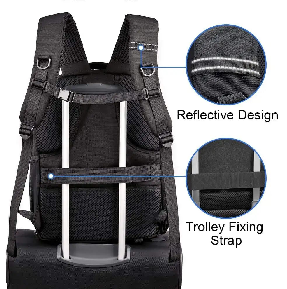 Caden D10 Outdoor Men Travel Shockproof Waterproof Height Quality Large Custom Video Bag Dslr Camera Backpack for Photographers