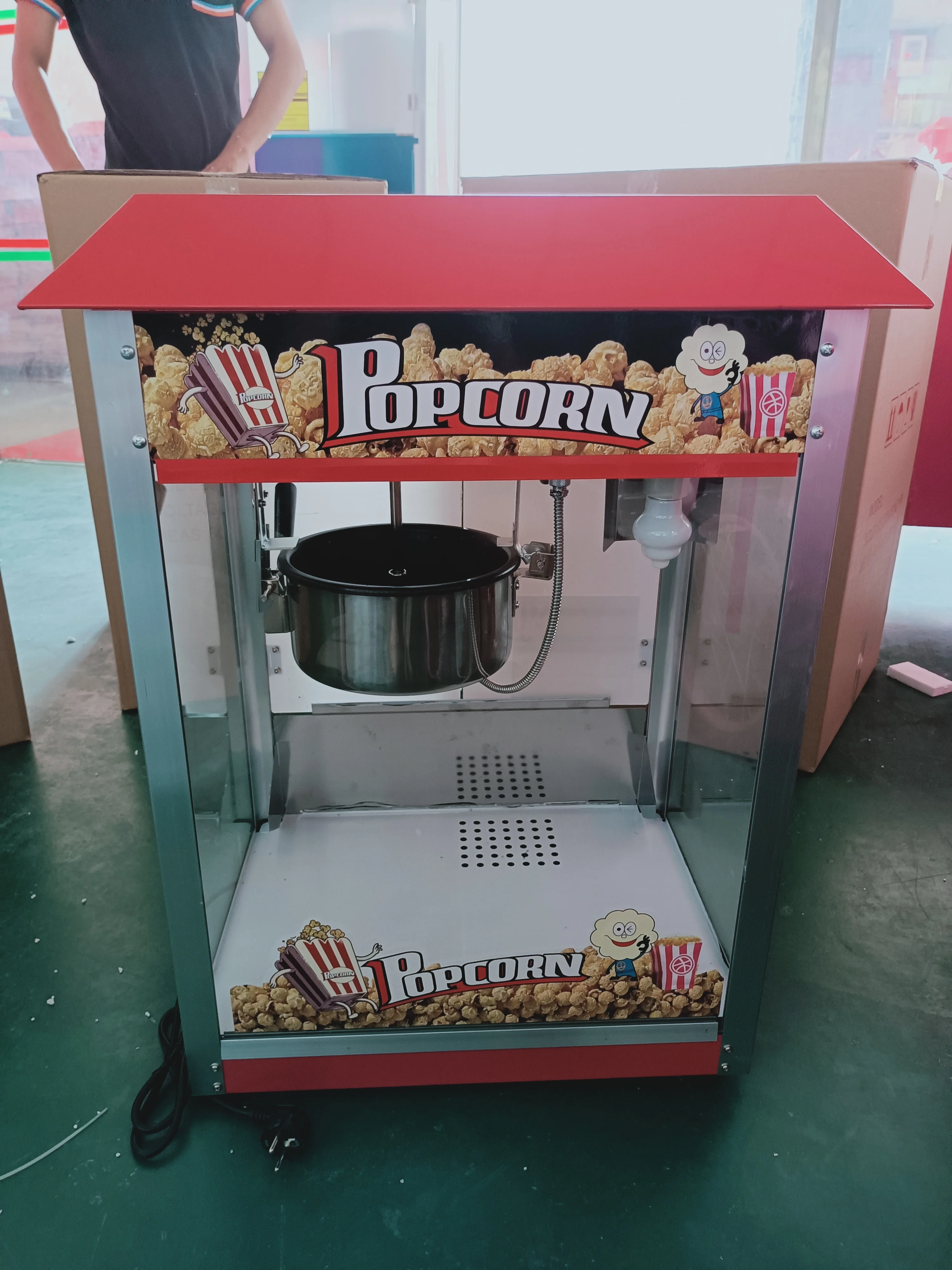 Professional Commercial 8Oz Cinemas Popcorn Machine Snack Machines For Party