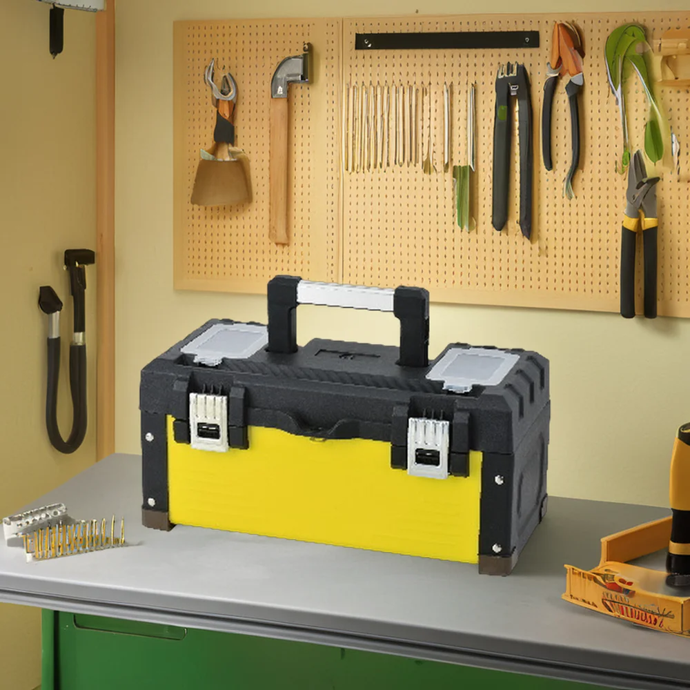High Quality Professional Iron Tool Box Novel Plastic/Metal Design with OEM Support