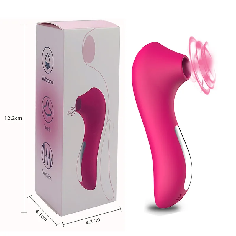 Women Mini Vibrator Luxury Waterproof Silicone Nipple Clitoral Vagina Sucking Vibrator Rechargeable Vibrator Sex Toys For Women