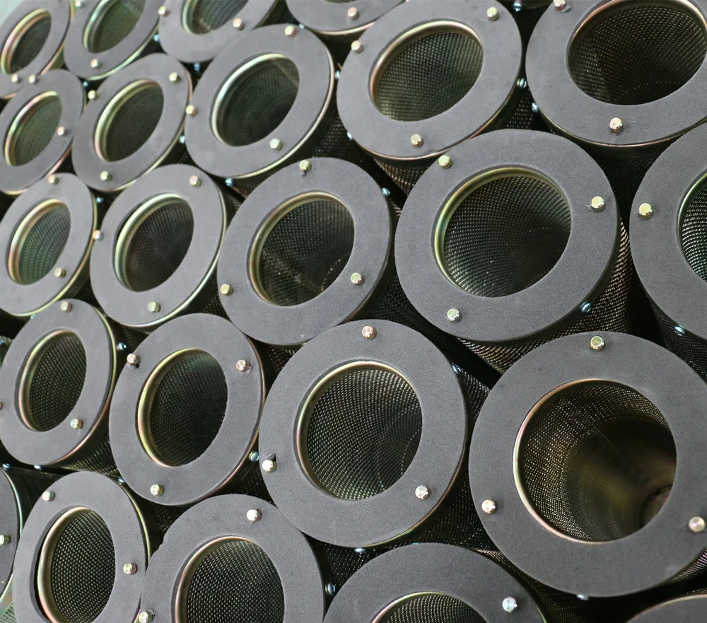 
145mm diameter cylinder/ canister activated carbon filter for Hvac industrial gas filtration 