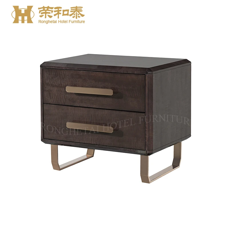 5 star custom-make hotel bedroom bedside stand for bedroom bedside stand RQ-12
