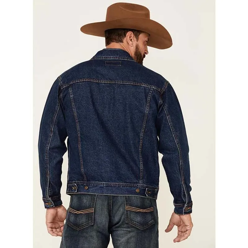 Wholesale Custom Hot Selling Classic Western Cowboy Style Wash Mens Denim Jeans Jacket