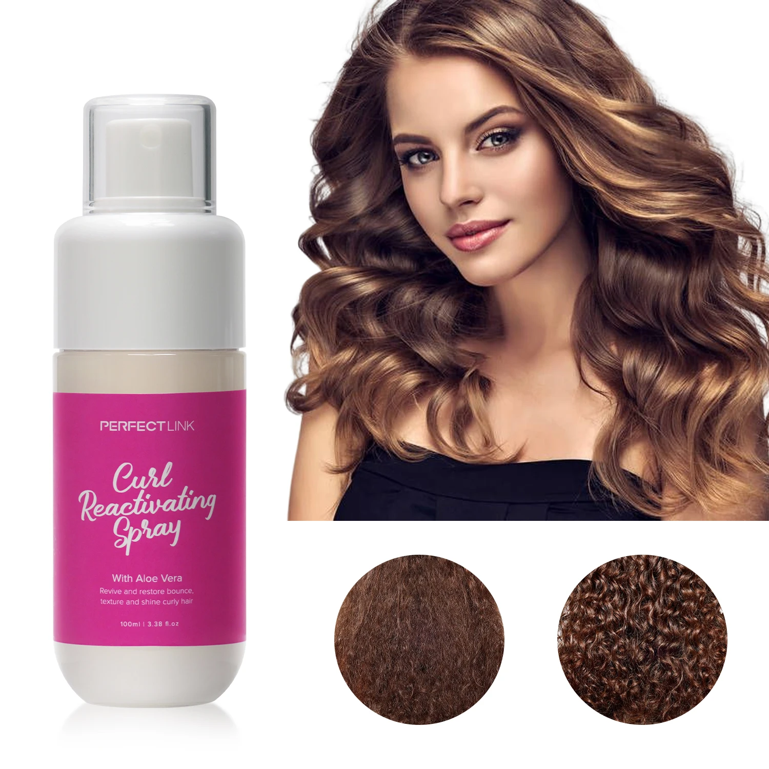 Low Moq Oem African Hair Care Leave-In Conditioner Spray Damage Repaired Hair Spray for Curly Hair Products