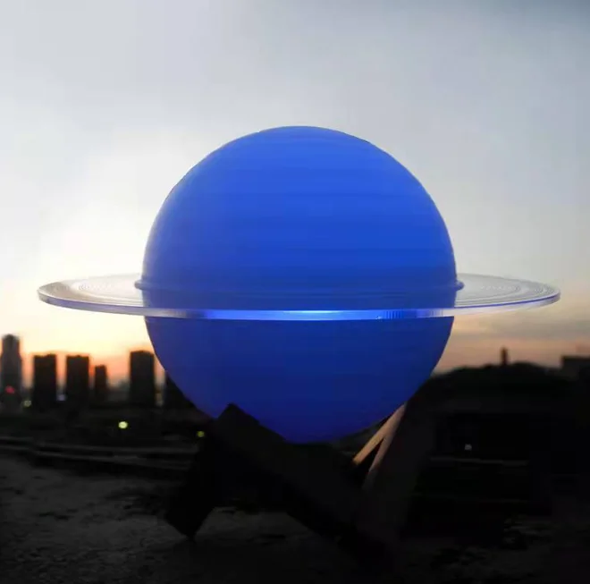 Kanlong Dia16cm  motion sensor  3D planet lamp kids baby night light for children