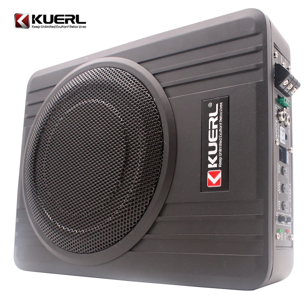 Professional big power  auto audio high quality car stereo super thin 10 inch under seat car subwoofer