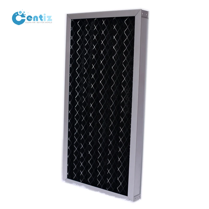 
Factory Sell Centiz Panel Board Type Pleated Activated Carbon Air Conditioner Air Filter Pre Filter Prefilter 592x592x22mm 