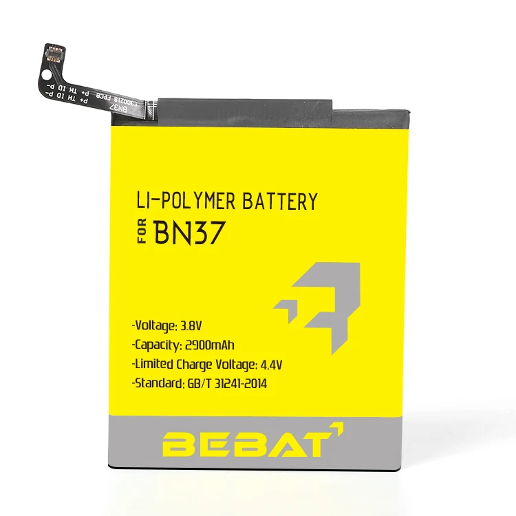 High Quality Control Bn37 3.85v 2900mah Cell Phone Li-polymer Battery For Red Mi 6