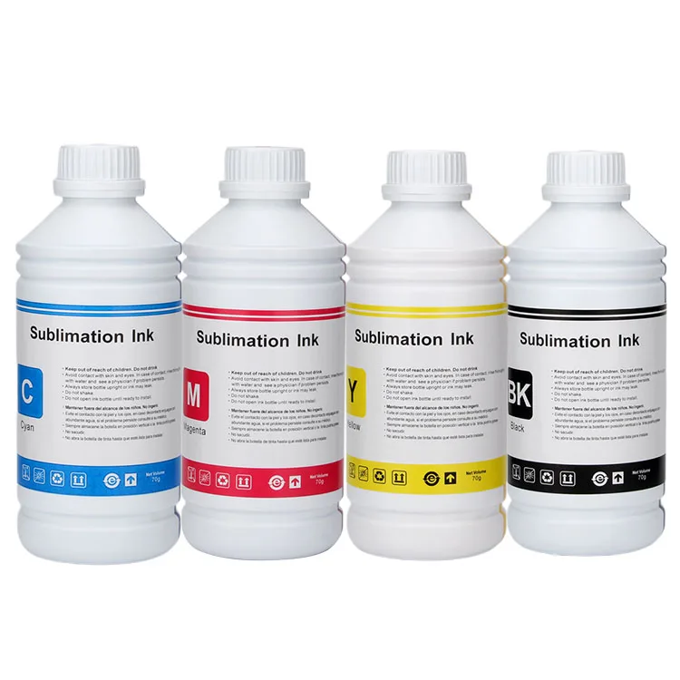 1 литр 1000ML Cmyk цвет передачи тепла сублимации краски типографской для Epson рабочей силы Wf C7000 2830 7710 600 Wf-7720 принтер